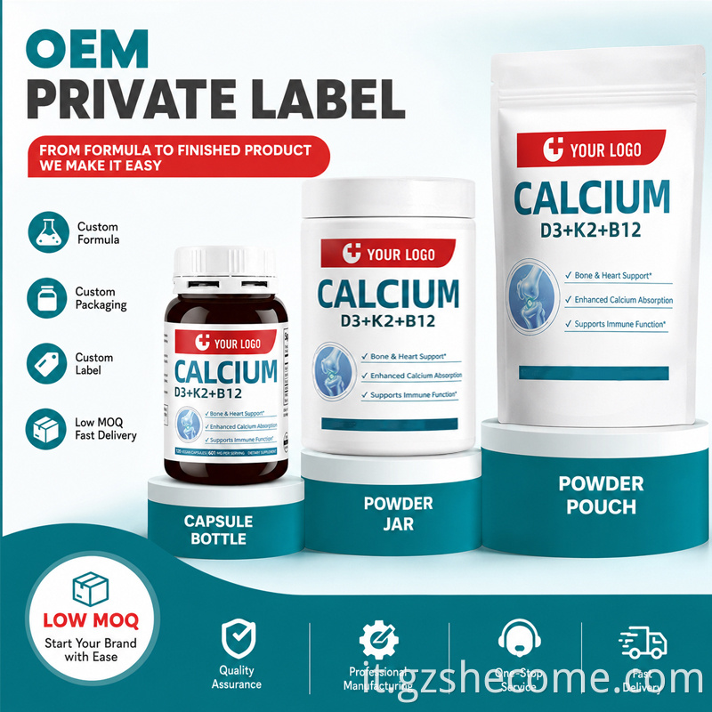 Calcium D3 K2 B12 Capsules11